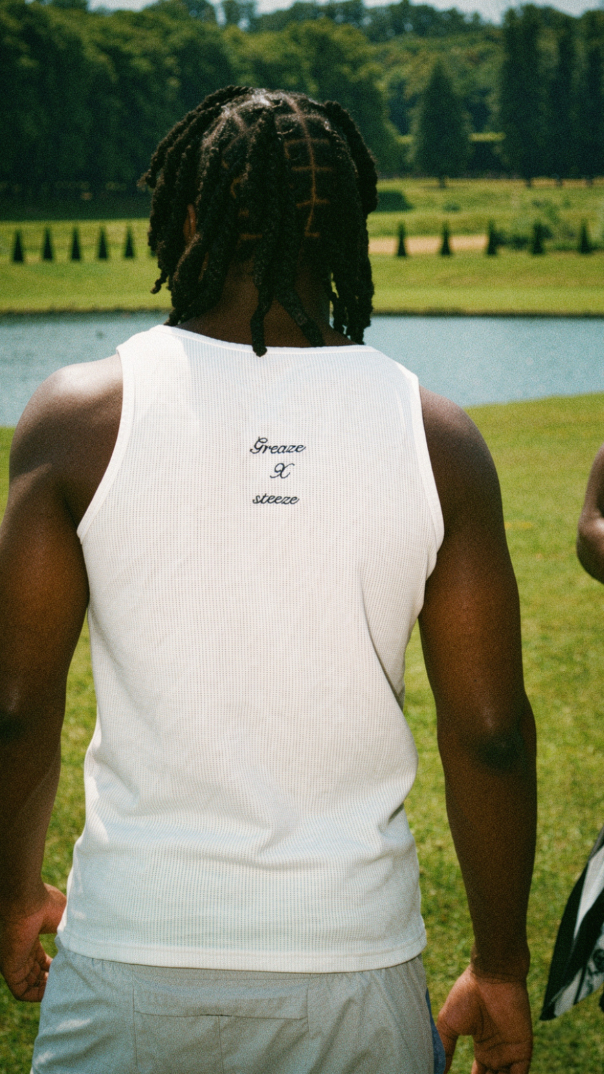 White signature vest